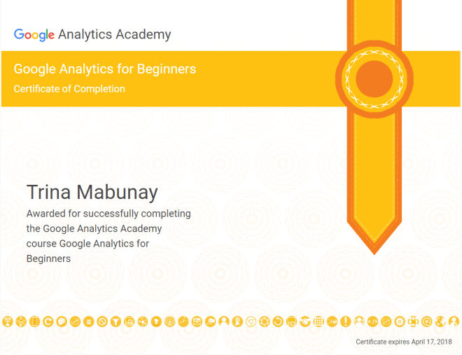 Google Analytics Certificate